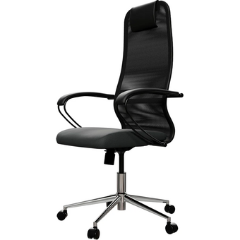  Кресло МЕТТА SU-B-8 (ZDA.12.1.2A2) сетка/ткань, черный 