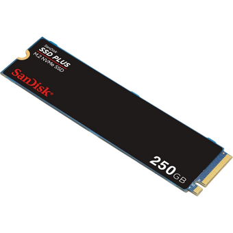  SSD SanDisk Plus (SDA3N-250G-G26) M.2 2280 NVMe 250Gb, 2400MBs/1500MBs TBW 40, 1 year 