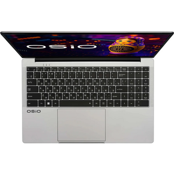  Ноутбук Osio FocusLine F150a-026 Ryzen 5 5560U 16Gb SSD512Gb Intel UHD Graphics 15" IPS FHD (1920x1080) Windows 11 Home grey WiFi BT Cam 6000mAh 