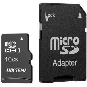  Карта памяти HIKSEMI Neo Adapter (HS-TF-C1/16G/ADAPTER) microSDHC 16GB (с SD адаптером) R/W Speed 23/10MB/s 