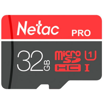  Карта памяти Netac P500 Ultra (NT02P500ULT-032G-S) microSDHC 32GB (без SD адаптера) 100MB/s 
