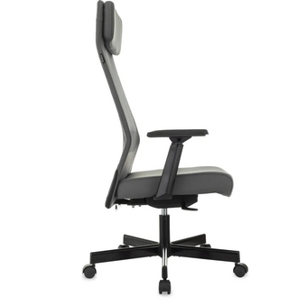  Кресло руководителя Бюрократ T-995/Neo-Grey сетка/ткань, серый 