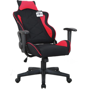  Кресло игровое BRABIX GT Racer GM-101 (531820) ткань, черный/красный 