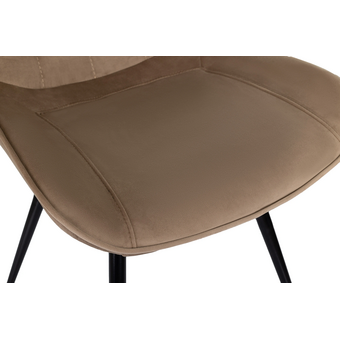  Стул Бюрократ CH-K2_1/HL65_2 комплект св.коричневый Holland 65 металл черный на ножках 