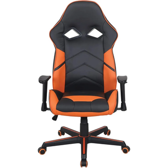  Кресло игровое BRABIX Storm GM-006 (532502) экокожа, черный/оранжевый 