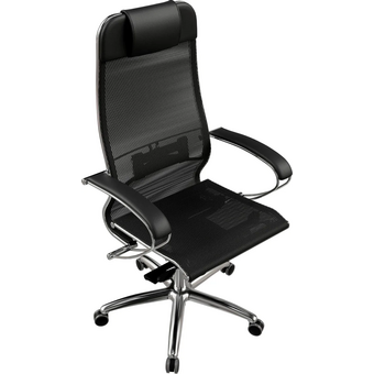  Кресло МЕТТА Samurai S-1 (Z5.2.1.49) сетка, черный 