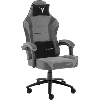  Кресло игровое ZONE 51 Invader x-weav (Z51-VAF-GY) ткань, серый 