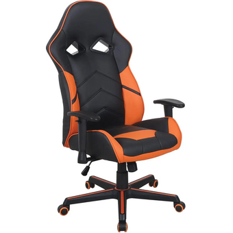  Кресло игровое BRABIX Storm GM-006 (532502) экокожа, черный/оранжевый 