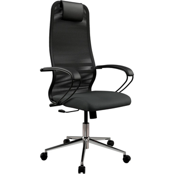  Кресло МЕТТА SU-B-8 (ZDA.12.1.2A2) сетка/ткань, черный 