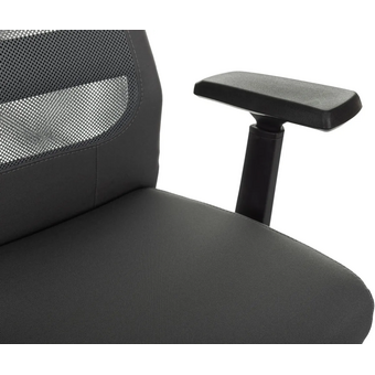  Кресло руководителя Бюрократ T-995/Neo-Grey сетка/ткань, серый 