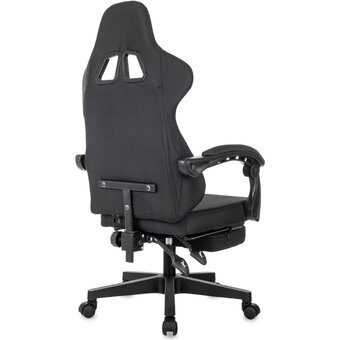  Кресло игровое Zombie 3 черный Neo Black крестов. пластик подст.для ног 