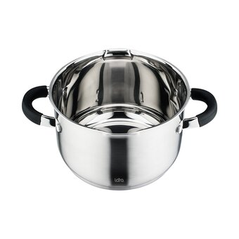  Кастрюля LARA LR02-9003 нерж 