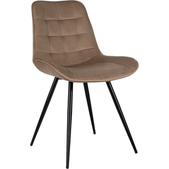  Стул Бюрократ CH-K2_1/HL65_2 комплект св.коричневый Holland 65 металл черный на ножках 