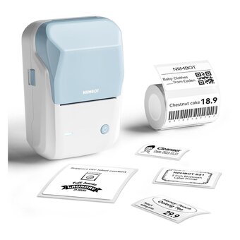  Термопринтер Niimbot B1 Blue (1746797) 203dpi 50мм/с/USB/BT для печ.этик. голубой 