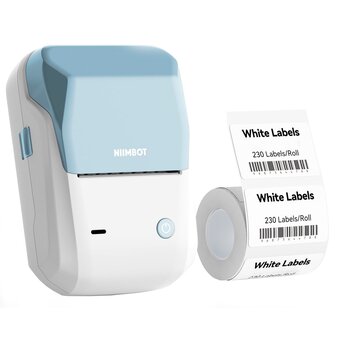  Термопринтер Niimbot B1 Blue (1746797) 203dpi 50мм/с/USB/BT для печ.этик. голубой 