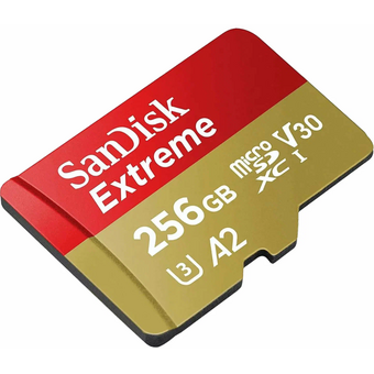  Карта памяти SanDisk Extreme SDSQXAV-256G-GN6XN microSDXC 256GB Class 10, UHS-I, W130, R 190 МБ/с 