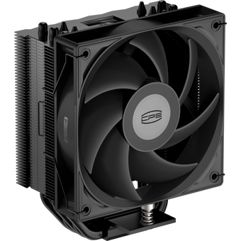  Кулер PcCooler RT500 BK (240W, 4-pin PWM, LED temp., 152mm, Al/Cu, 5x6mm, 1x120mm, 73.32CFM, 34.9dBA, 2200RPM) 