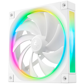  Вентилятор DEEPCOOL FL14 WH 140x140x25мм (PWM, ARGB, белый, 500-1700об/мин) Color Box 