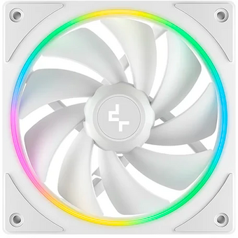  Вентилятор DEEPCOOL FL12 SE WH 120x120x25мм (PWM, ARGB, белый, 400-1900об/мин) Color BOX 
