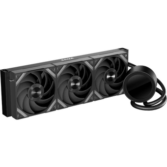  СВО SAMA Q70 (Q70-BKWAYNO3-G) Black (360mm, LED temp., ARGB/ Fans 3x120mm, 86CFM, 30dBA, 2600RPM) 