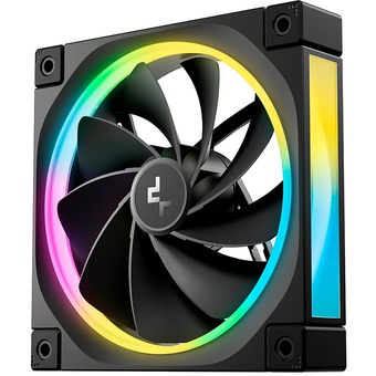  Вентилятор DEEPCOOL FL12R-3 in1 120x120x25мм (PWM, ARGB, черный, 500-2150об/мин) Color Box 