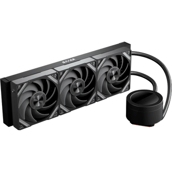  СВО SAMA Q70 (Q70-BKWAYNO3-G) Black (360mm, LED temp., ARGB/ Fans 3x120mm, 86CFM, 30dBA, 2600RPM) 