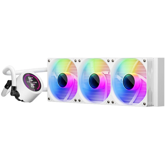  СВО 1STPLAYER TS4 360 White (TS4-360-WH) / 3x120mm, ARGB, IPS display 