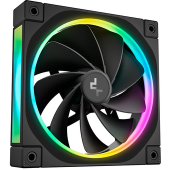  Вентилятор DEEPCOOL FL12R-3 in1 120x120x25мм (PWM, ARGB, черный, 500-2150об/мин) Color Box 