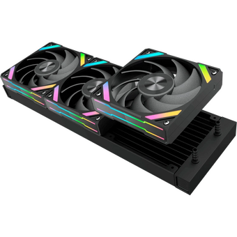  СВО SAMA Q70 (Q70-BKWAYNO3-G) Black (360mm, LED temp., ARGB/ Fans 3x120mm, 86CFM, 30dBA, 2600RPM) 