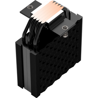  Кулер PcCooler RT500 BK (240W, 4-pin PWM, LED temp., 152mm, Al/Cu, 5x6mm, 1x120mm, 73.32CFM, 34.9dBA, 2200RPM) 