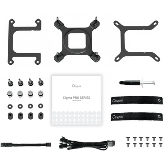  Вентилятор Ocypus Sigma L36 Pro BK, 360mm, LCD Pump, 3x120mm FDB fans, LGA115X/1200/1700/18XX, AM4/AM5 