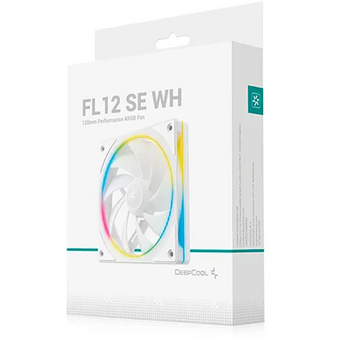  Вентилятор DEEPCOOL FL12 SE WH 120x120x25мм (PWM, ARGB, белый, 400-1900об/мин) Color BOX 