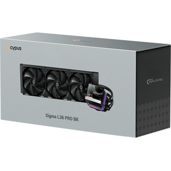  Вентилятор Ocypus Sigma L36 Pro BK, 360mm, LCD Pump, 3x120mm FDB fans, LGA115X/1200/1700/18XX, AM4/AM5 