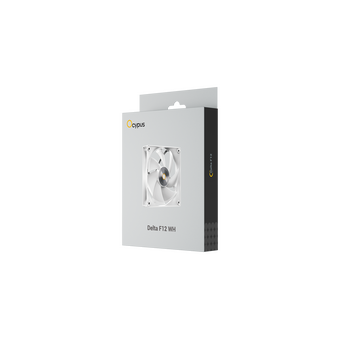  Вентилятор Ocypus Delta F12 WH, 120x120x25mm, 4-Pin PWM, 500-2000 RPM, 29 DBA Max, Hydro Bearing 