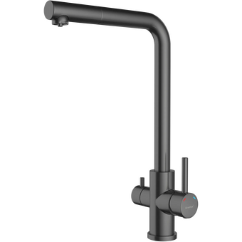  Смеситель для кухни GRANFEST Z-5421 PVD graphite quarz 