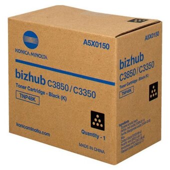  Тонер Konica-Minolta bizhub (A5X0150) C3350/C3850 черный TNP-48K 