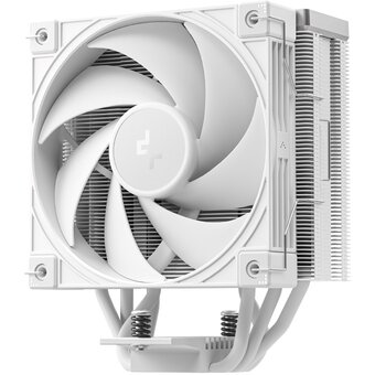  Кулер DEEPCOOL AK400 G2 WH LGA1851/1700/1200/115X/AM5/AM4 (TDP 220W, PWM, Fan 120mm, 4 тепл. трубки, Wood-grain top cover, белый) RET 