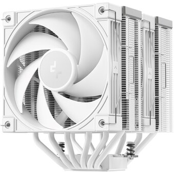  Кулер DEEPCOOL AK620 G2 WH LGA1851/1700/1200/115X/AM5/AM4 (TDP 260W, PWM, Dual Fan 120mm, 6 тепл. трубок, Copper Base, Wood-grain top cover) 