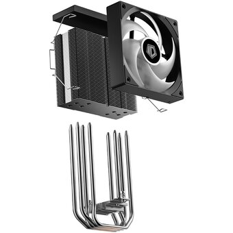  Кулер ID-COOLING SE-214-XT V2 LGA1851/1700/1200/115X/AM5/AM4 (TDP 200W, PWM, 4 тепл.трубки прямого контакта, Fan 120mm, Random Spectrum Ligh 