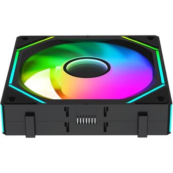  Вентилятор Ocypus Gamma F12 UNI BK ARGB 3 in 1, 3x120x120x25mm, 4-Pin PWM, 800-1800 RPM, 31 DBA Max, Hydro Bearing 