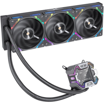  СВО 1STPLAYER X-360 Black (X-360-BK) / 3x120mm, ARGB, IPS display 