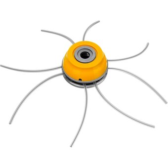  Катушка для триммера Denzel 96358 универсальная алюминиевый корпус, леска до 4мм 