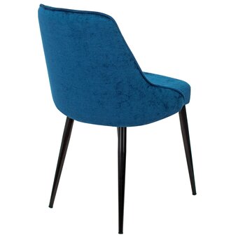  Стул Бюрократ KF-5/VELV29_2 комплект 2шт т.синий Velvet 29 металл черный на ножках 