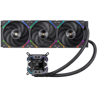  СВО 1STPLAYER X-360 Black (X-360-BK) / 3x120mm, ARGB, IPS display 