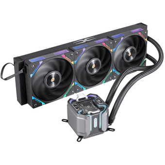  СВО 1STPLAYER X-360 Black (X-360-BK) / 3x120mm, ARGB, IPS display 