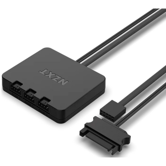  Кулер NZXT F120 RGB Duo Triple Pack (RF-D12TF-B1) (120x120x25mm, 4-pin PWM, 48.58CFM, 29dBA, 1800RPM, White, 3pcs) 