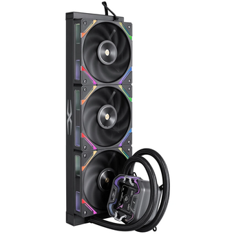  СВО 1STPLAYER X-360 Black (X-360-BK) / 3x120mm, ARGB, IPS display 