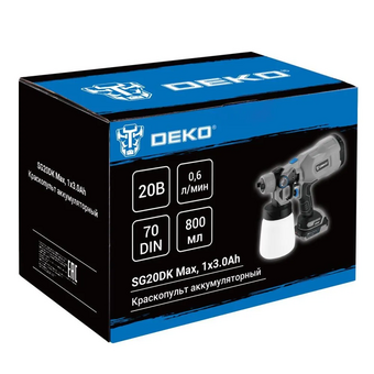  Краскопульт DEKO SG20DK Max (083-1135) 1x3.0Ач 