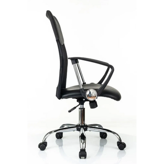  Кресло Бюрократ CH Omega SL Black сетка/ткань/экокожа 