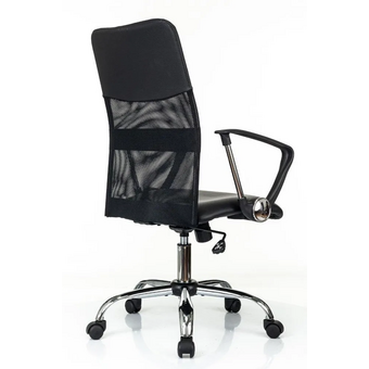  Кресло Бюрократ CH Omega SL Black сетка/ткань/экокожа 